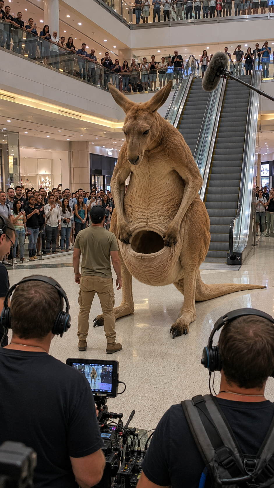 Kangaroo Vibes · Mall stunt